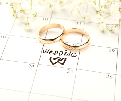 A couple has picked their wedding date without conflict during the wedding planning process.
